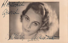 GERDA MAURUS Original Autogramm signierte Ross Postkarte 30er Jahre