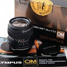 boxed - Olympus OM ZUIKO SHIFT 35mm F/2.8 - lens made in Japan