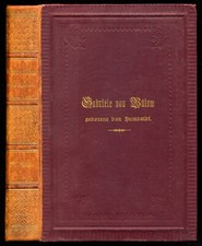 GABRIELE VON BÜLOW – TOCHTER WILHELM V. HUMBOLDTS★Halbleder★Goldprägung★1897★