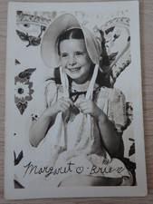 Autogramm der US- amerikanischen Schauspielerin Margaret Obrien um 1945 (123485)