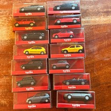 HERPA Konvolut 14x  Modellautos verschiedene Typen PKW in OVP 1:87 H0