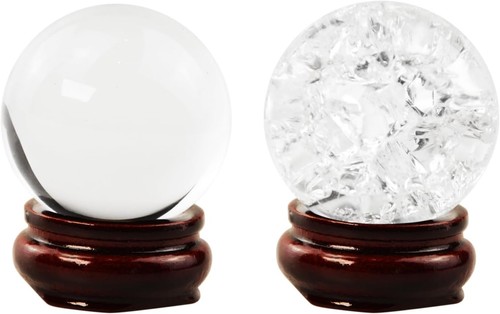 Kristallkugeln glas 40mm 2er - 40mm,