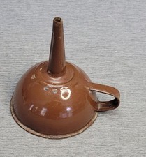 Alter Emaille Trichter, Kriegsschrott Rüstungsindustrie Nachkrieg, Wehrmacht WK2