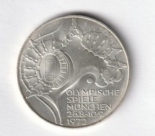 10 D-Mark 1972 D - 15,50g