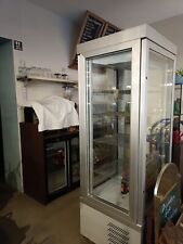 Panoramavitrine - 5 Ablagen - Silber