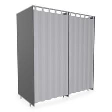 Umkleidekabine Holz 210x90x94