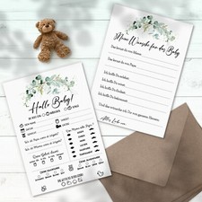 Eukalyptus Baby Tippkarten |