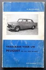 Reparaturanleitung Vraagbaak Olyslager Peugeot 403/404