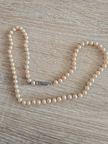 Echte perlenkette champagna - perlenkette,
