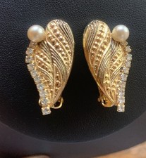 Ohrclips, 90igerJahre Schmuck, Amer. Double Leicht und Super Angenehm  !231