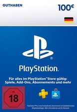 PlayStation Network 100 Euro -