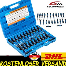ISO Stecker Entriegelung Auspinnen Auspin Entriegeln KFZ Lösen 23 Tlg Set