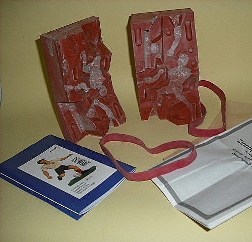 Fußball zinnfigur zinn - zinnfigur, form