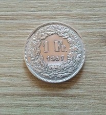 1 Schweizer Franken - 1957 - B