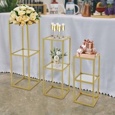 Blumenständer gold 3er set - gold,