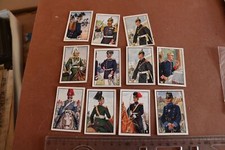 elf alte Sammelbilder  Deutsche Uniformen - Sturm Zigaretten 