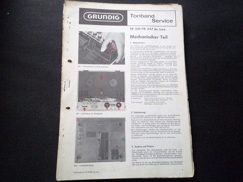 Original service manual - original,