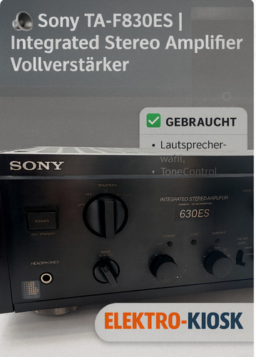 Sony ta f830es - 🔊,