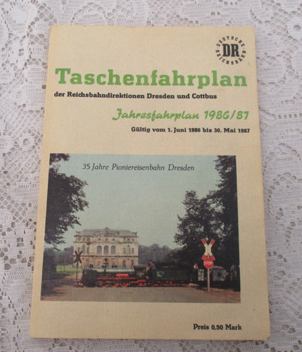 1986 1987 taschenfahrplan - 1986-1987,