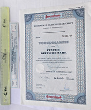 Aktie 1966 Doornkaat