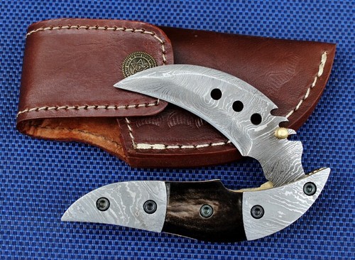 Damastmesser massiv handmade - massiv,