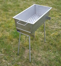Edelstahlgrill 600mm lang, Schaschlik Grill, Mangal (мангал) aus 2mm Edelstahl 