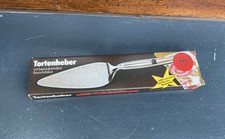 Tortenheber Edelstahl Barock-Dekor 23 cm mit Servier-Automatik