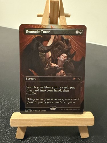 Mtg demonic tutor rainbow - mtg,