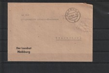 Gebühr bezahlt Brief Nabburg nach Regensburg, 1945 #1098702