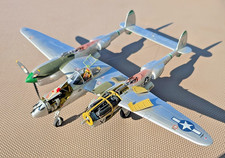 Hasegawa 1:48 P-38J Ligthtning, gebaut & gebrusht