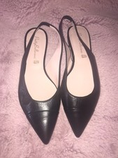 Pretty Ballerinas Damen Ballerina Neu Gr 38,5 Leder Schwarz Komfort Extra Leicht