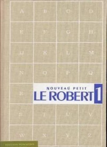 Petit robert dictionnaire - le, 1