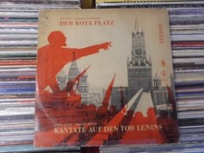 DER ROTE PLATZ & KANTATE AUF DEN TOD LENINS DDR ETERNA 10" LP: SPIES MAJAKOWSKI
