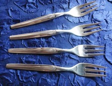 WMF Modell Madrid 4 Kuchengabeln a´ 15,5 cm Silber-90 /Erh 1-2