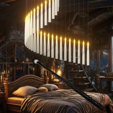 Schwebende Kerzen 20 Stück LED Kerzen Mit Zauberstab Fernbedienung Flackernde.