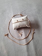 PURELEI Flare Set komplett Fußkettchen, Armband, Charm, Kette, Ohrringe Rosegold