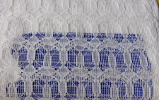 Stoff, Vorhang, Gardine, Store, Vintage, Höhe 2,45m, Meterware, Bleiband (2)