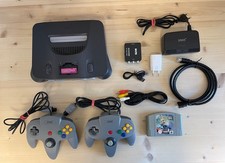N64 - Nintendo 64 Konsole mit 2 Controller + Mario Kart 64 + HDMI Anschluss (B)