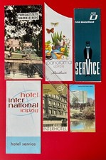 6 x DDR Speisekarte Prospekt