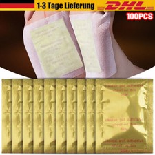 100x Detox Entgiftung Entschlackung Vitalpflaster Fusspflaster Bambus Foot Pad~