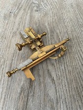 Mikroskop Kreuztisch (Präparateführer), um 1880,  Messing