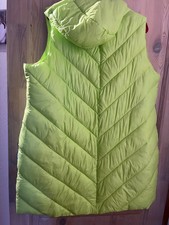 Mega warme wattierte Weste von Angel of Style Gr. 50 AA 67cm neon gelb/grün neu