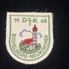 Aufnäher vom  DJK Eichelberg - Neukirchen 1968 , Bayrischer FV