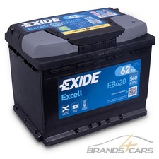 EXIDE AUTOBATTERIE 12V 62Ah