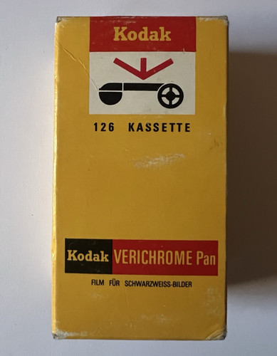 Kodak verichrome pan 126 20 - kodak,