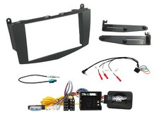 Einbauset Lenkradadapter Doppel DIN Autoradio für Mercedes C-Klasse 07-11 W204 o
