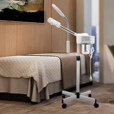 2-in-1 Bedampfer Dampfgerät 5X Lupenleuchte Kosmetikstudio SPA Salon DHL 750W