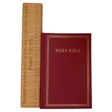 KJV Pew Holy Bible Hardcover Burgund red letter edition authorized version gift