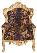 Barocksessel Leopard Sessel