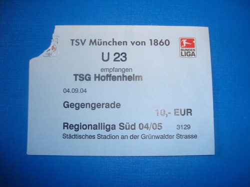Ticket 1860 münchen - 04/05,